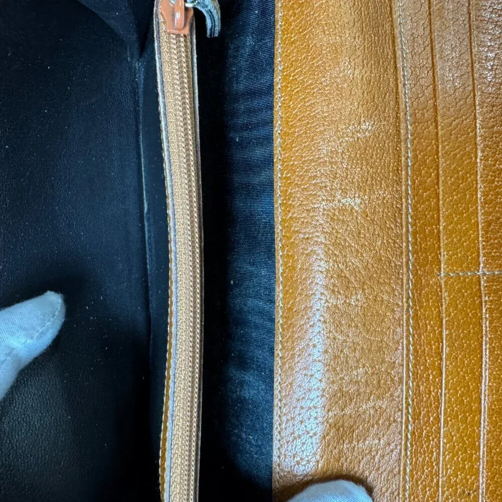 GUCCI GG Abbey Canvas Leather Bifold Long Wallet Authentic|Used - Picture 7 of 9